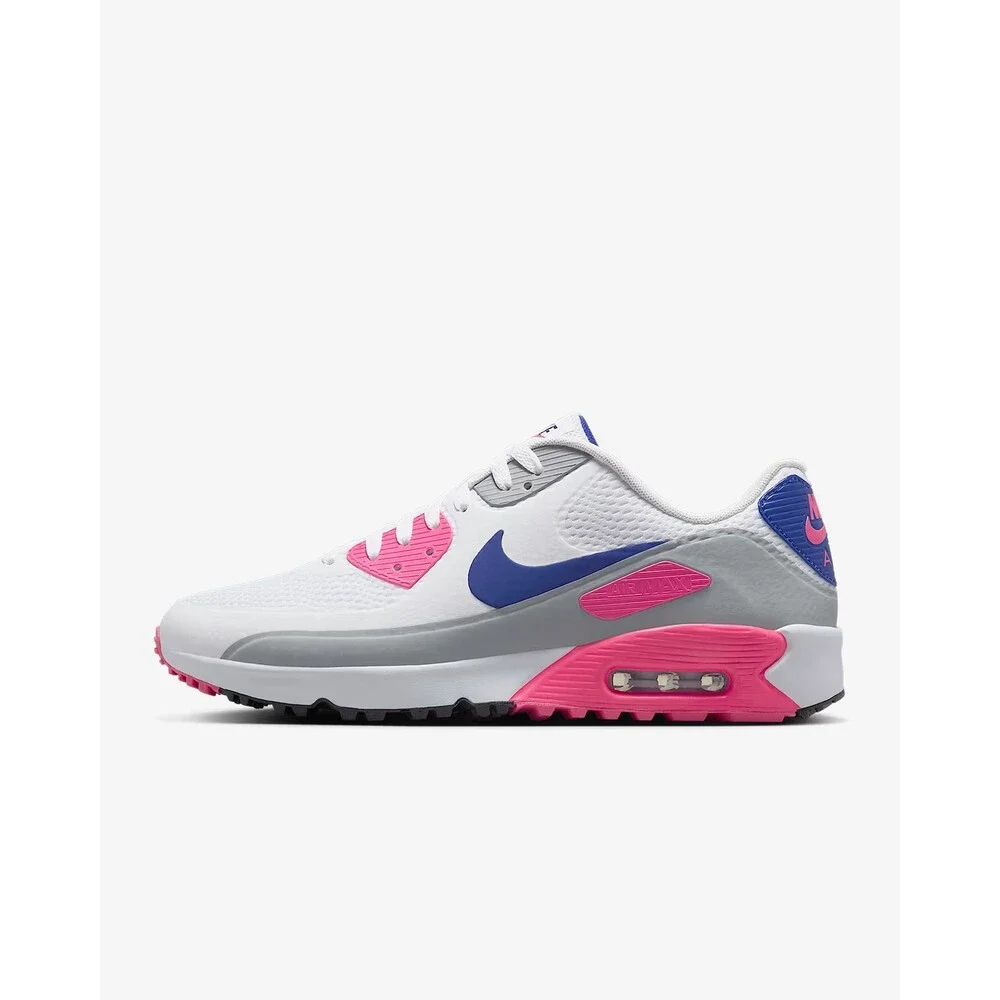 10.5M / 12W - [NEW] Men's Nike Air Max 90 Golf‎ Shoes 'White' HV9305-101